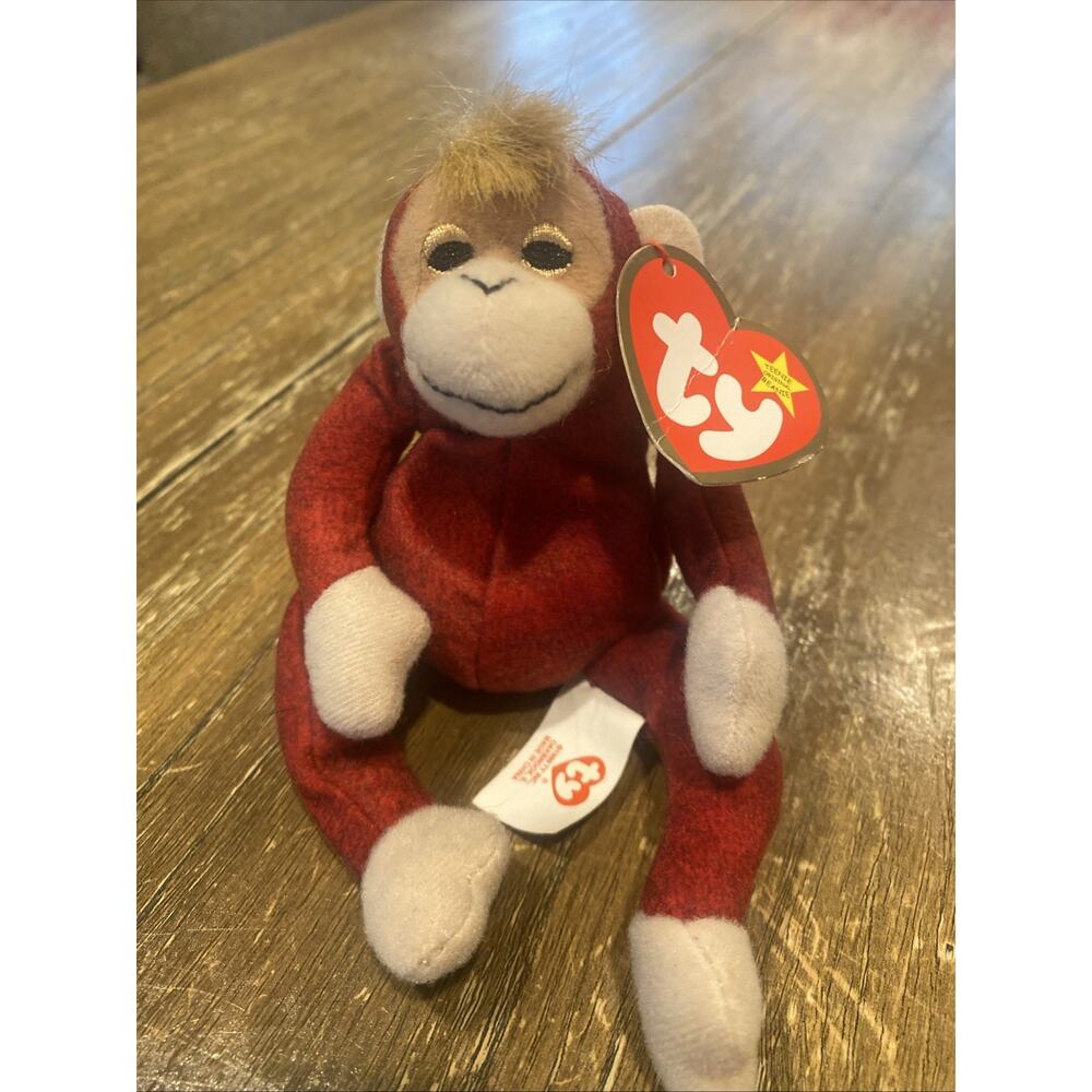 Ty Teenie Beanie Babies Schweetheart The Orangutan 1999 Retired Rare